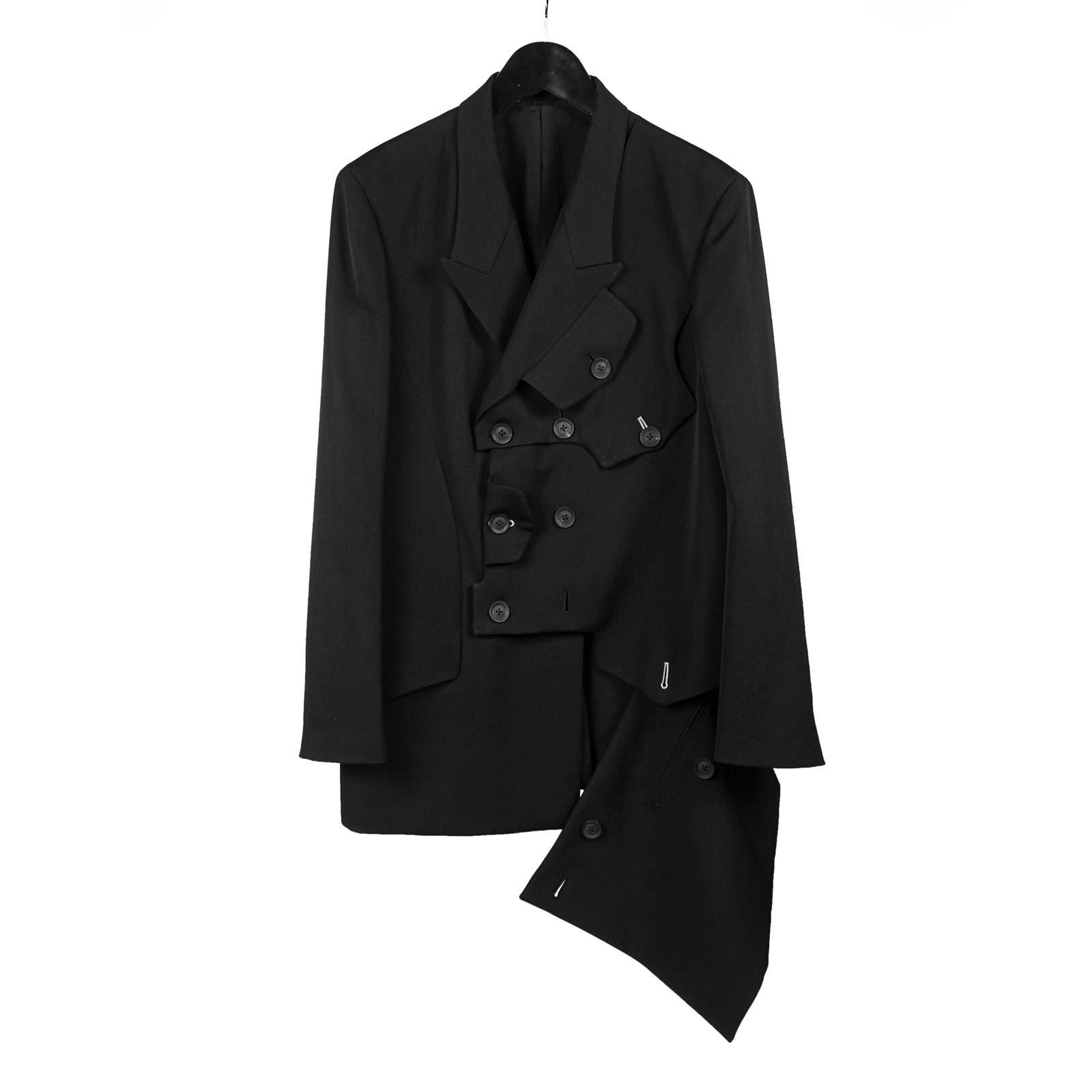 yohji yamamoto - Yohji Yamamoto [HN-J13-100 / 切替エラフラップ