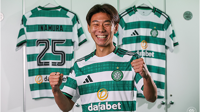 稲村 隼翔 選手 セルティックFC（スコットランド）に完全移籍の