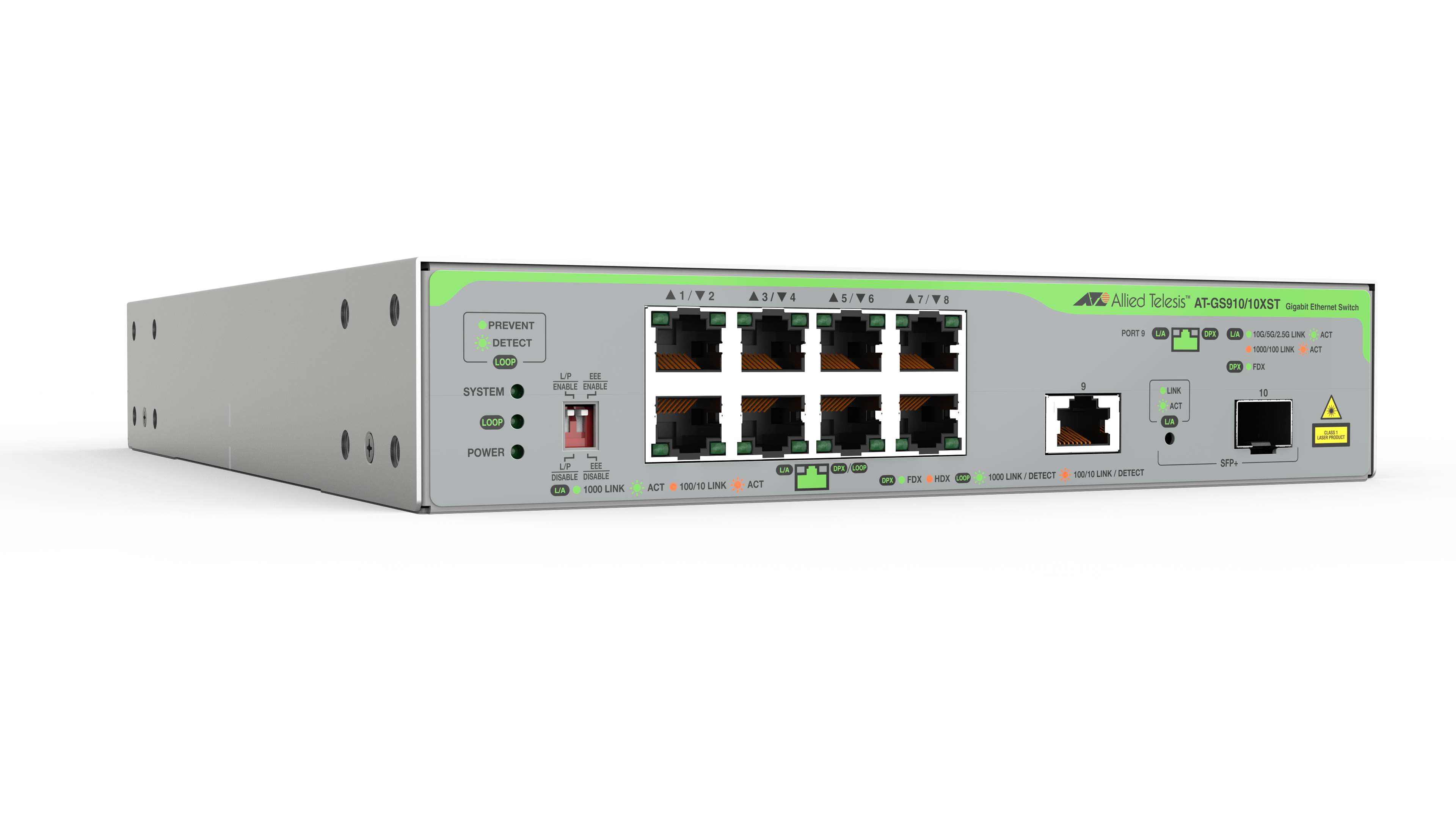 GS910/10XST | Allied Telesis