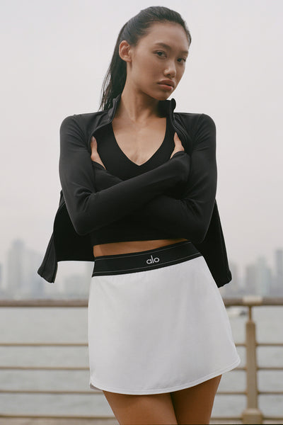 Match Point Tennis Skirt - White | ALO