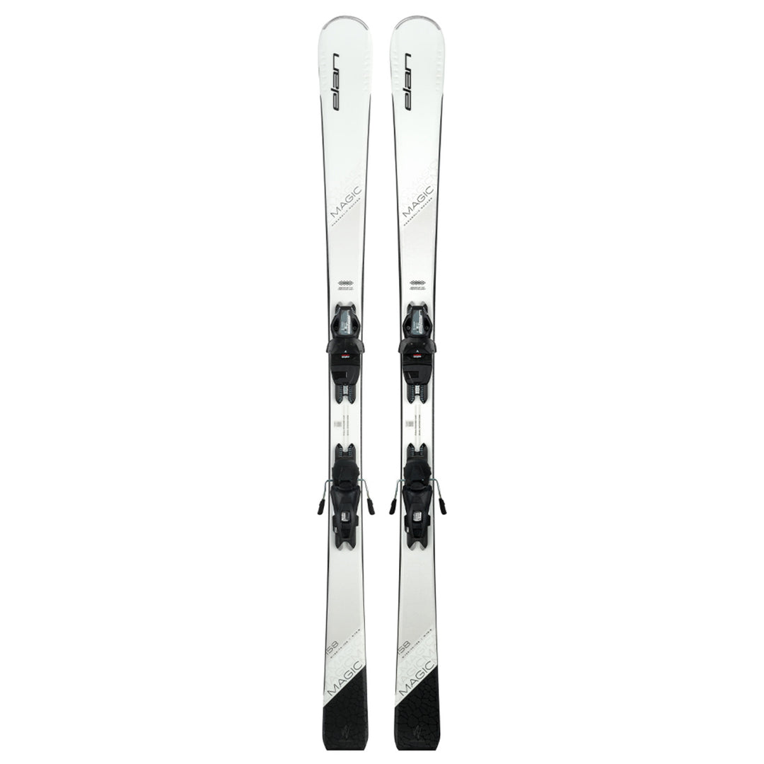 Elan Women's White Magic LS Skis w/ELW 9 GW Shift Black/Black