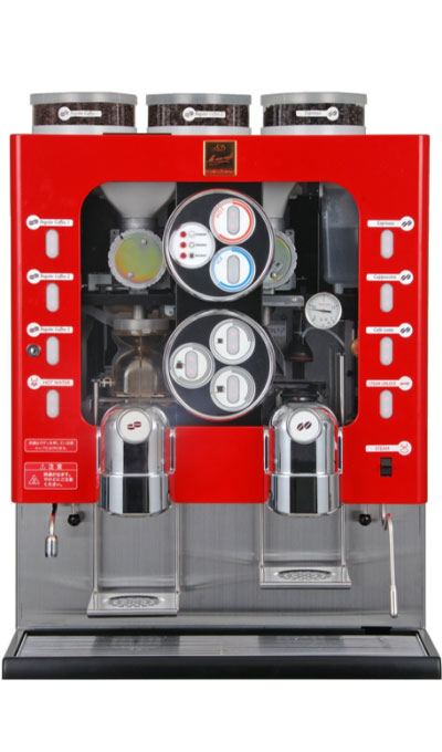 赤色 カプセルBOX付きコーヒーメーカー 赤色 カプセルBOX付きコーヒー