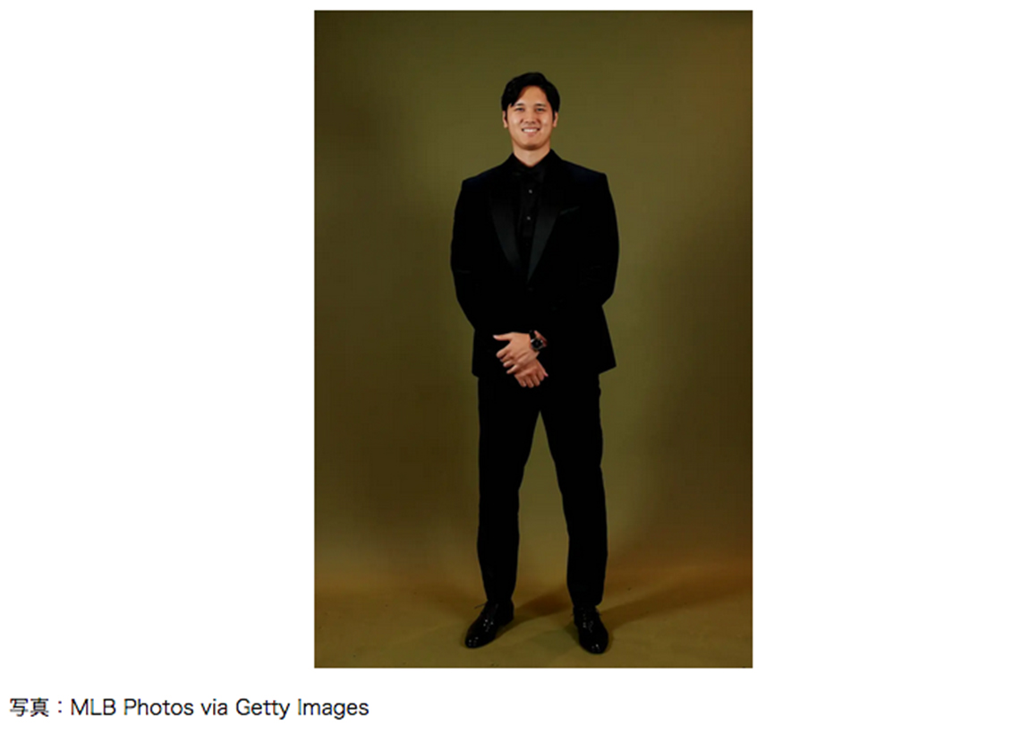 ヒューゴボスジャパン株式会社 大谷翔平選手がBOSSのタキシードを着て