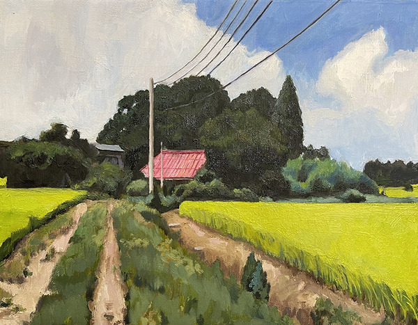 田舎の風景 デジタルアート 田舎の風景」 by しばしょー｜Artmeter｜暮らし