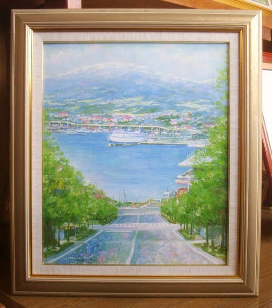 坂のある街 (函館:八幡坂)」 by 旅びっとん｜Artmeter｜暮らしを彩る