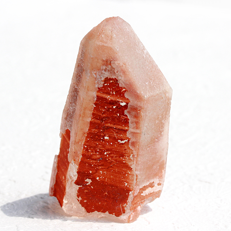 非表示】【店長厳選】ブラジル産ヘマタイトインクォーツポイント水晶