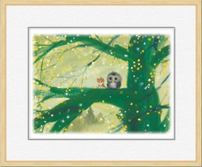 渡辺あきお 花と木のデザイン 版画 12/200 渡辺あきお(版画）|アート