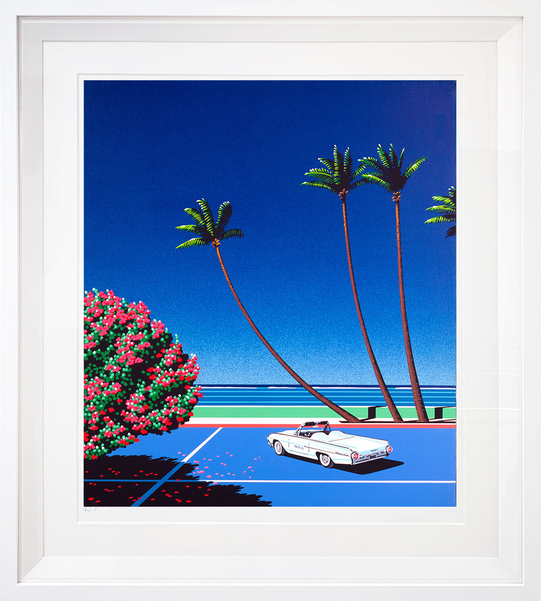 購入特典付】永井博 絵画(版画額装品/ジクレー) Wandering Breeze