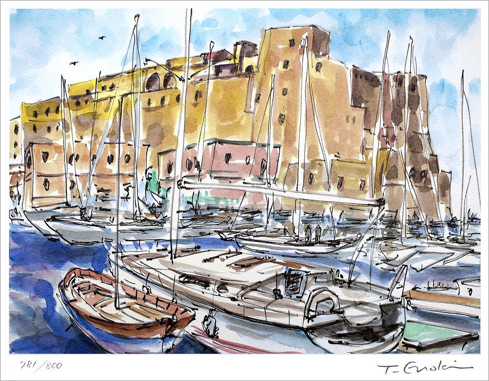 葉祥明版画 額入りダイアモンドスクリーニング ジェイクとドルフィン