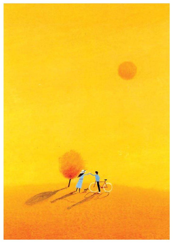 葉祥明 701/800 ダイヤモンドスクリーニング 版画