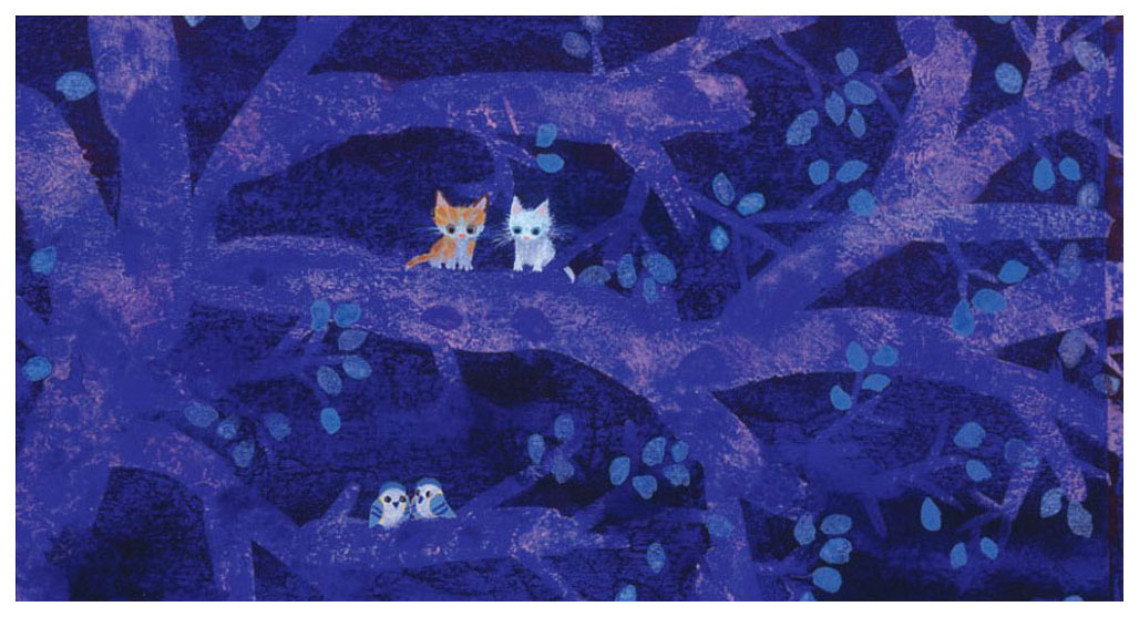 渡辺あきお 絵画(ダイヤモンド・スクリーニング) それぞれの時間（とき