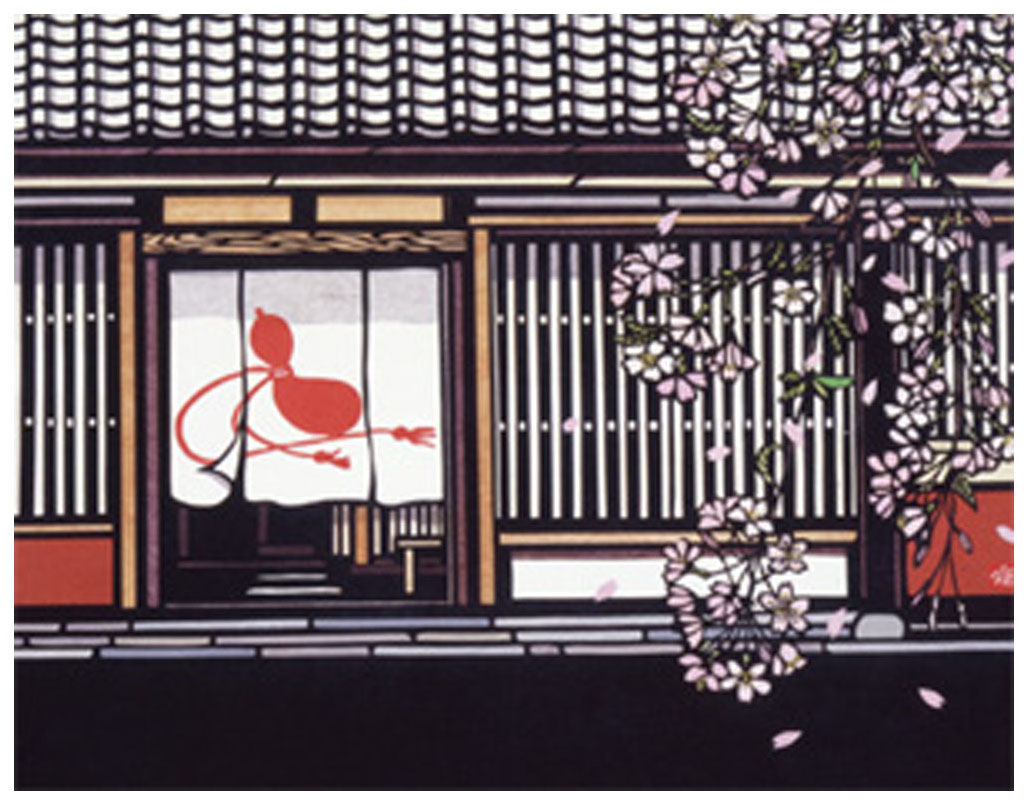 久保修 絵画 (版画/ジクレー) 桜日和 5394|アート＆フレーム|絵と額縁