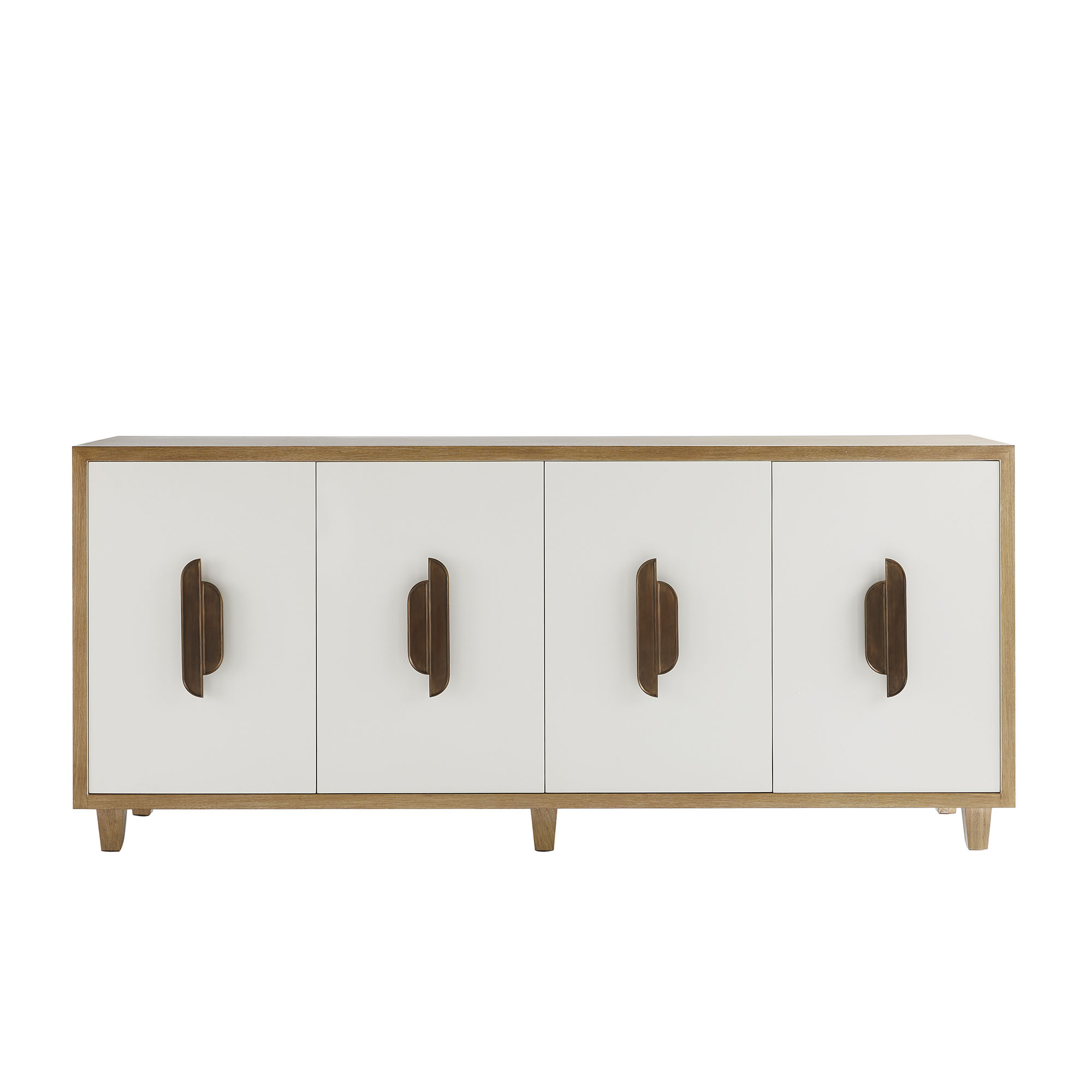 5120 - Kianna Credenza - Off-White, Lacquer