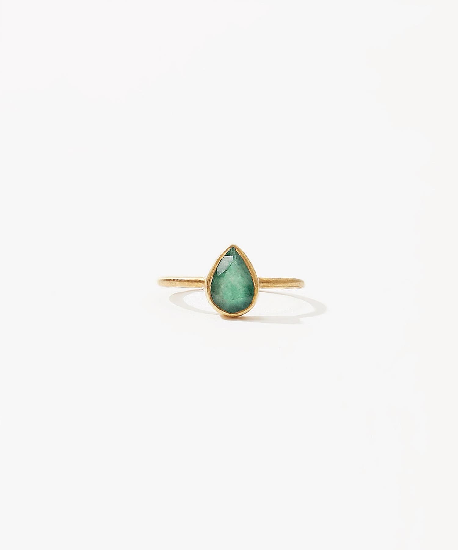 eden] K10 pear-shaped emerald ring｜ARTIDA OUD（アルティーダ ウード）