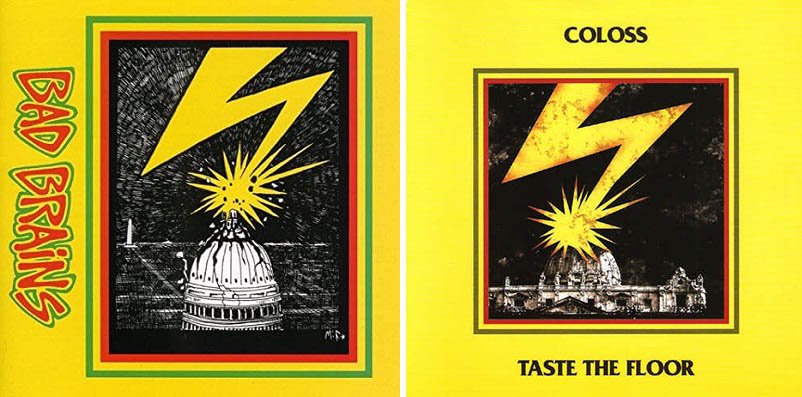 Similitudini: Coloss/Taste The Floor - Bad Brains - Artovercovers