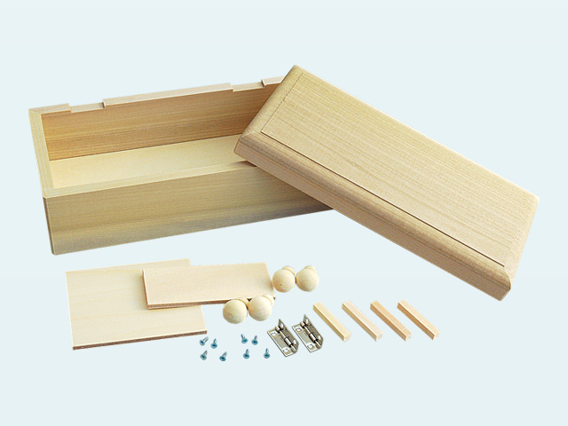 木彫 新型オルゴール宝石箱