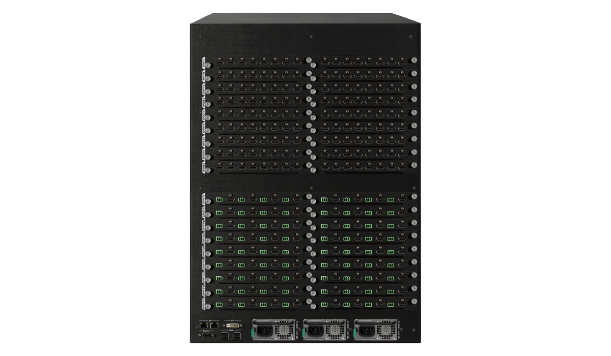 DMX300x - 4K@60対応 モジュラー型シームレスマトリクススイッチャー