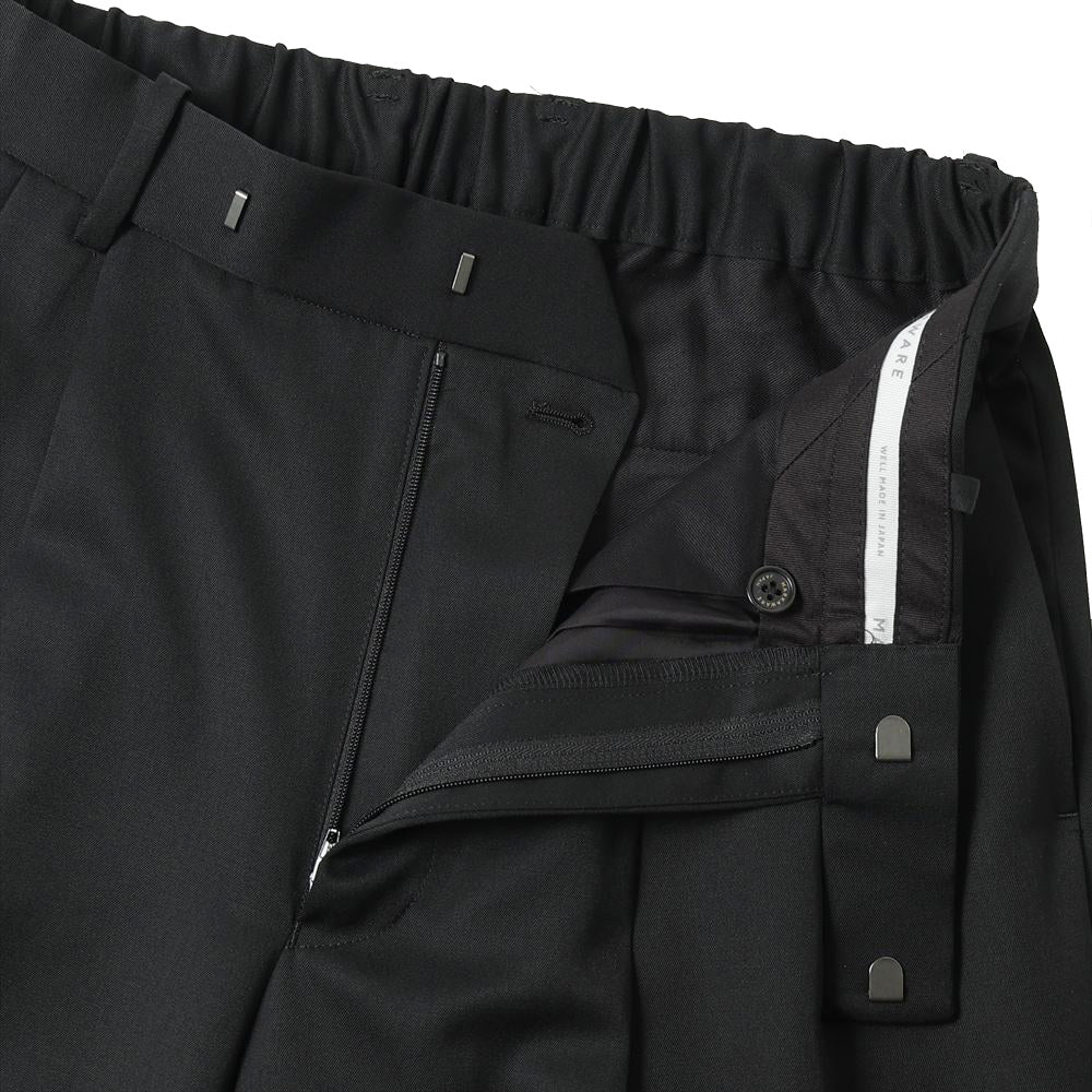 MARKAWARE(マーカウェア)-DOUBLE PLEATED WIDE TROUSERS ORGANIC WOOL