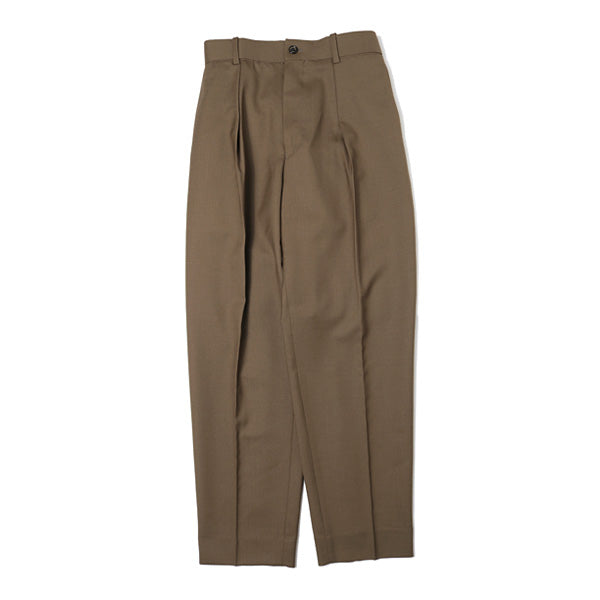 FRONT PLEATS PEGTOP ORGANIC WOOL TROPICAL - MARKAWARE 「Area」