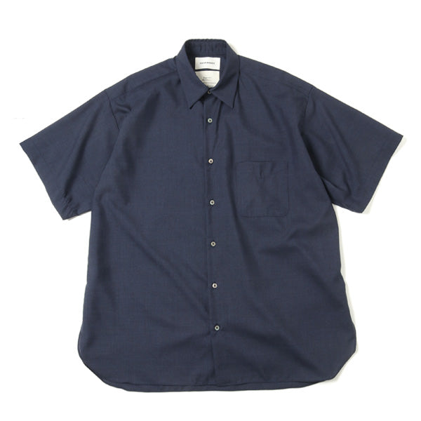 COMFORT FIT SHIRT S/S SUPER120s WOOL TROPICAL - MARKAWARE 「Area」