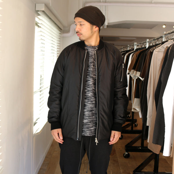 KAZUYUKI KUMAGAI Ry/Peストレッチタイプライター MA-1 KB62-042 「Area」