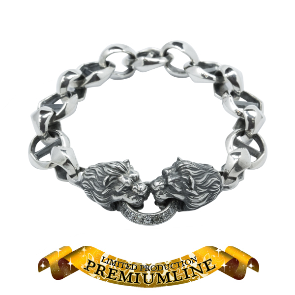 アルテミスクラシック/キングライオンアンカーブレスレット シルバー