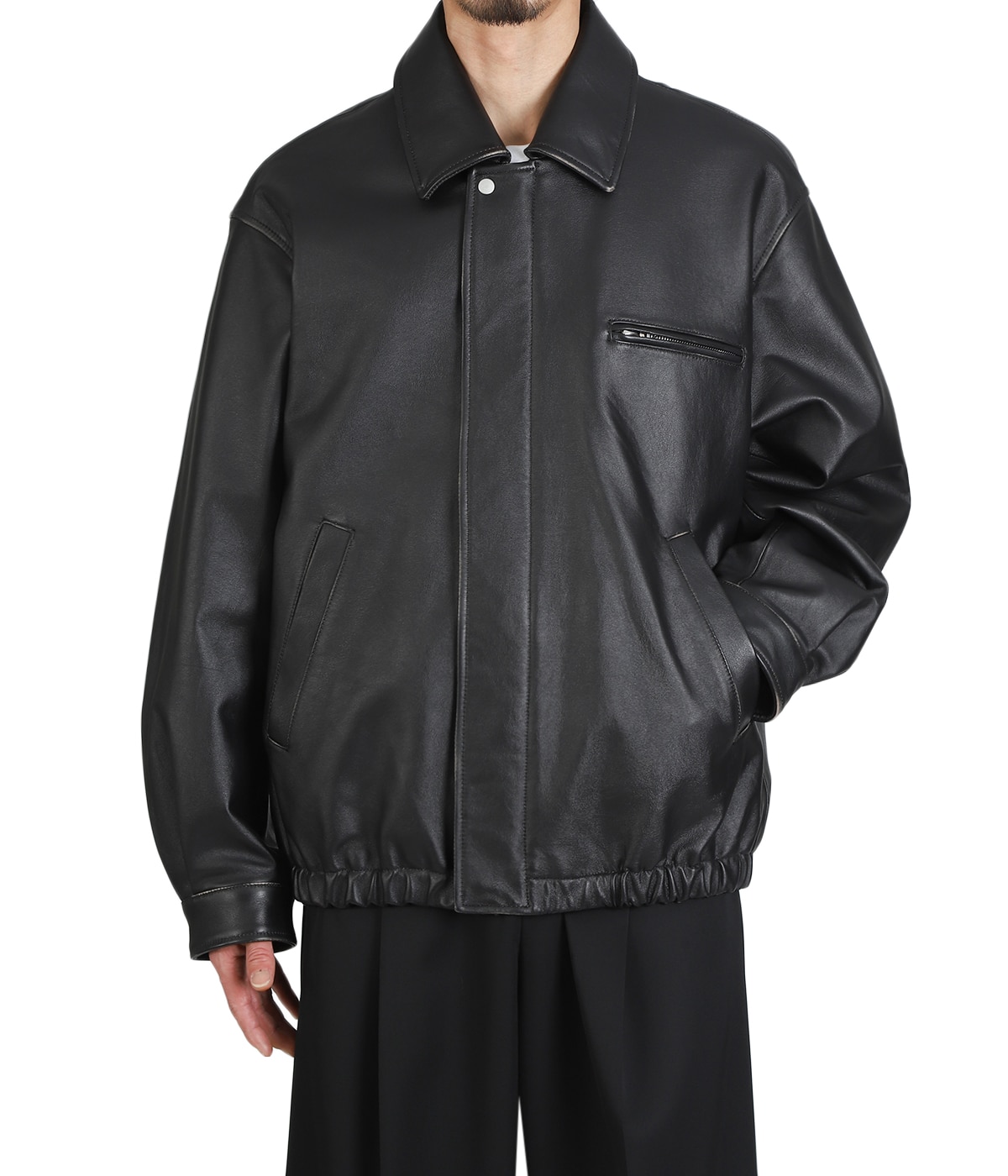 COW LEATHER VINTAGE ZIP JACKET | ssstein(シュタイン) / アウター