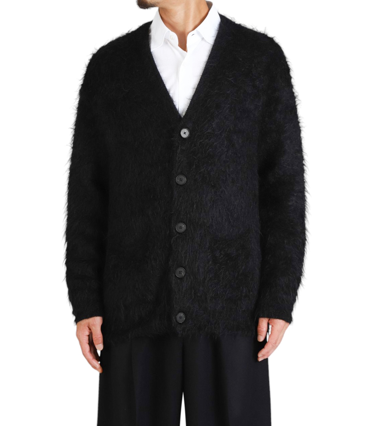 KID MOHAIR KNIT V NECK CARDIGAN | ssstein(シュタイン) / トップス