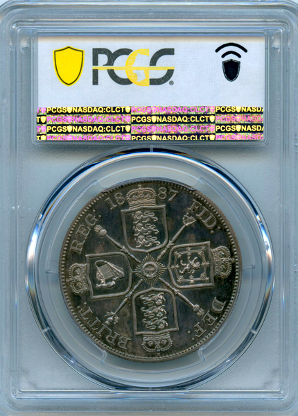 イ*レ様 1877年英国ジュベリーヘッドヴィクトリア女王 シリング銀貨