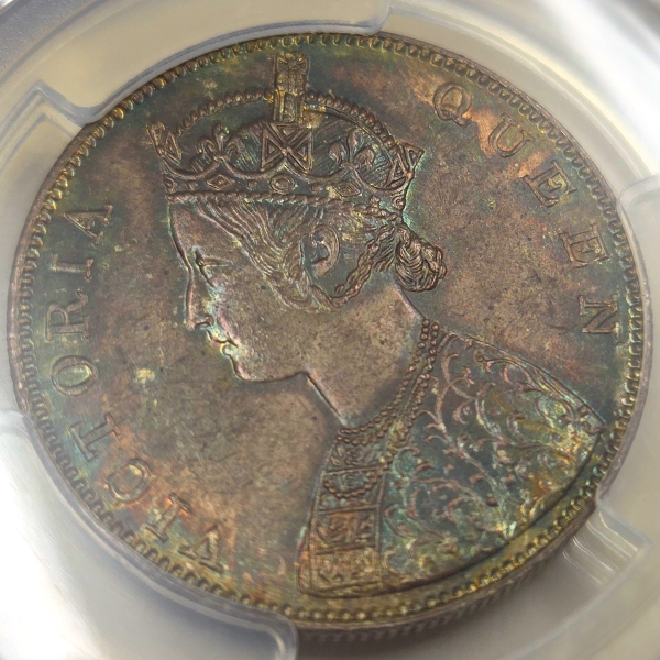 英領インド ヴィクトリア 1862(B) ルピー 銀貨 PCGS MS64 | ARK