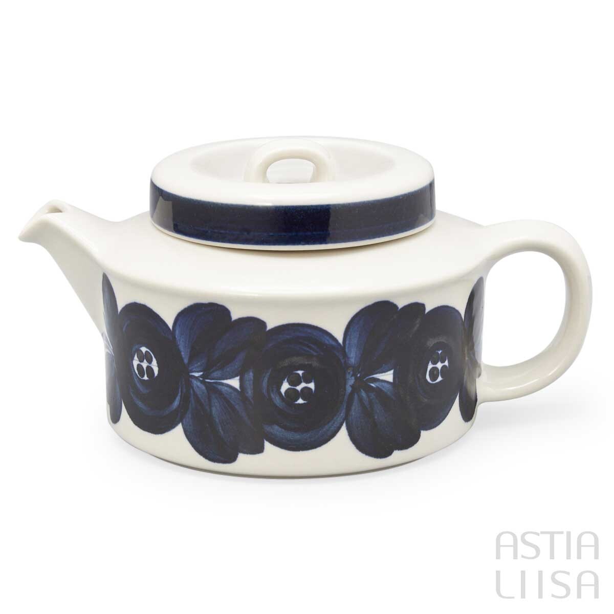 Arabia Anemone ティーポット+ストレーナー, ヴィンテージ