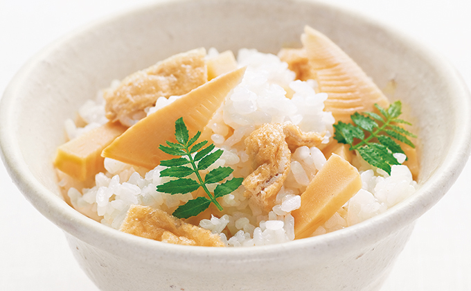 フライパン（オールパン）で作る「春薫るたけのこごはん」レシピ