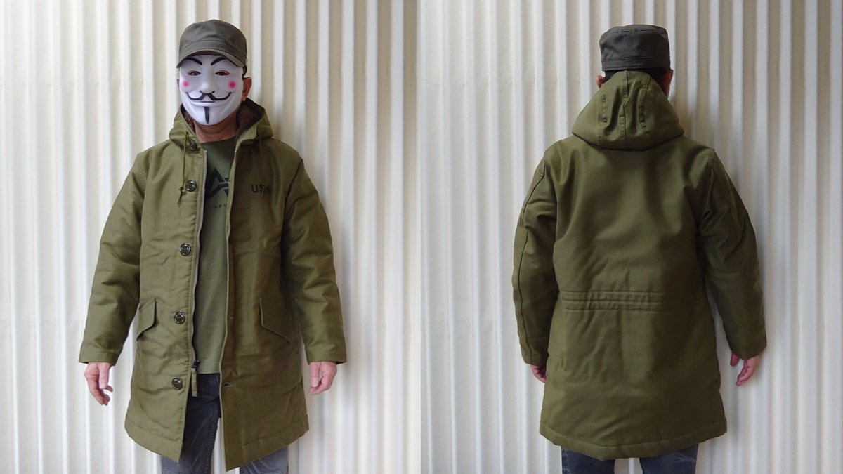 HOUSTON ヒューストン N-2デッキコートのレビュー | 小さなおじさんが