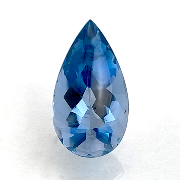 アクアマリン(サンタマリア) アカソ ペアシェイプバフ 16.8x31.8mm