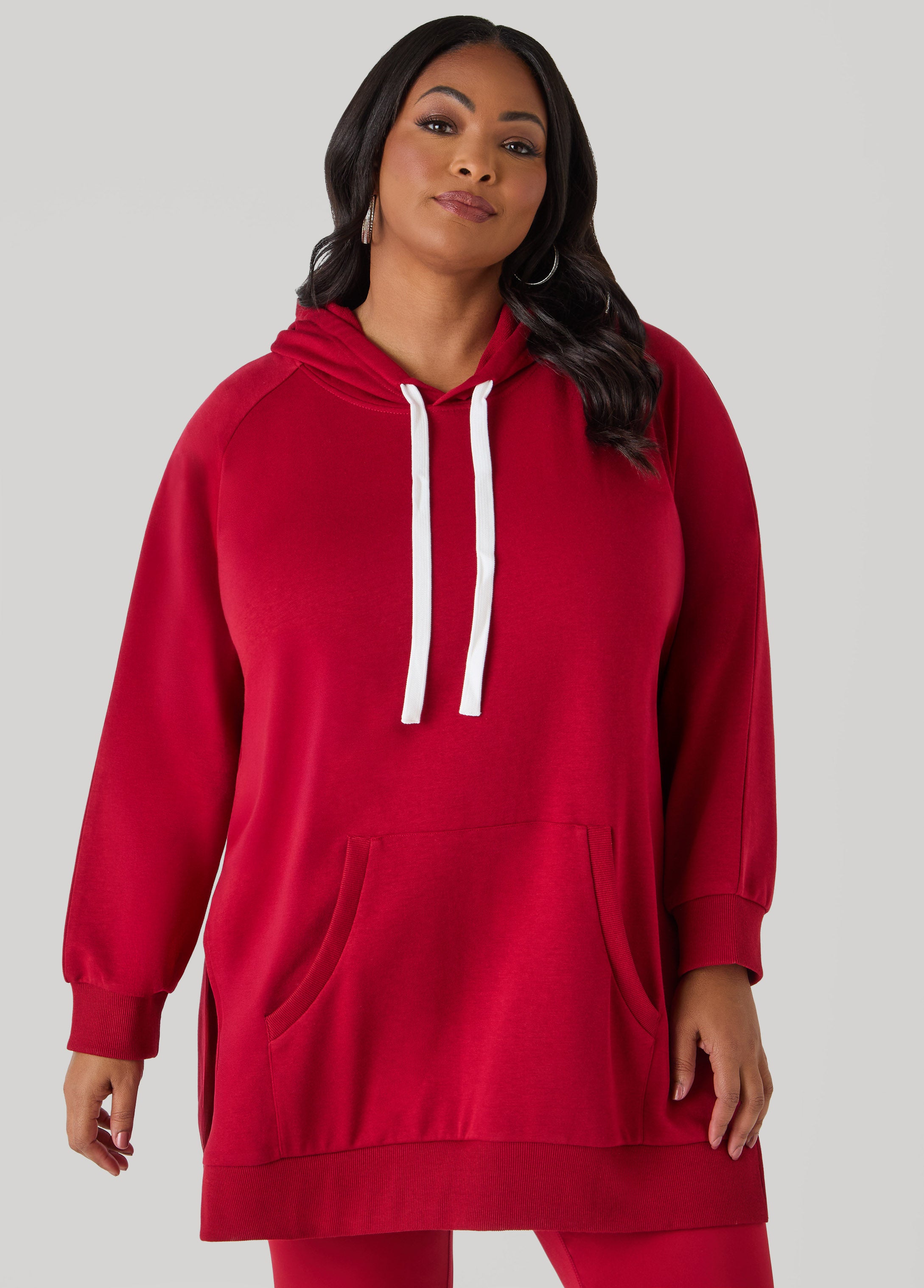 Side Split Oversized Hoodie – Ashley Stewart