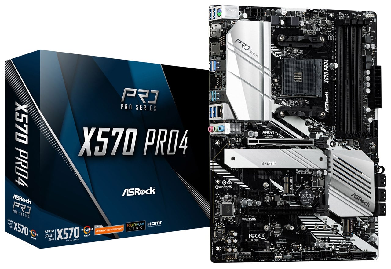 X570 Pro4 | ASRock マザーボード AMD X570チップセット | 株式会社アスク