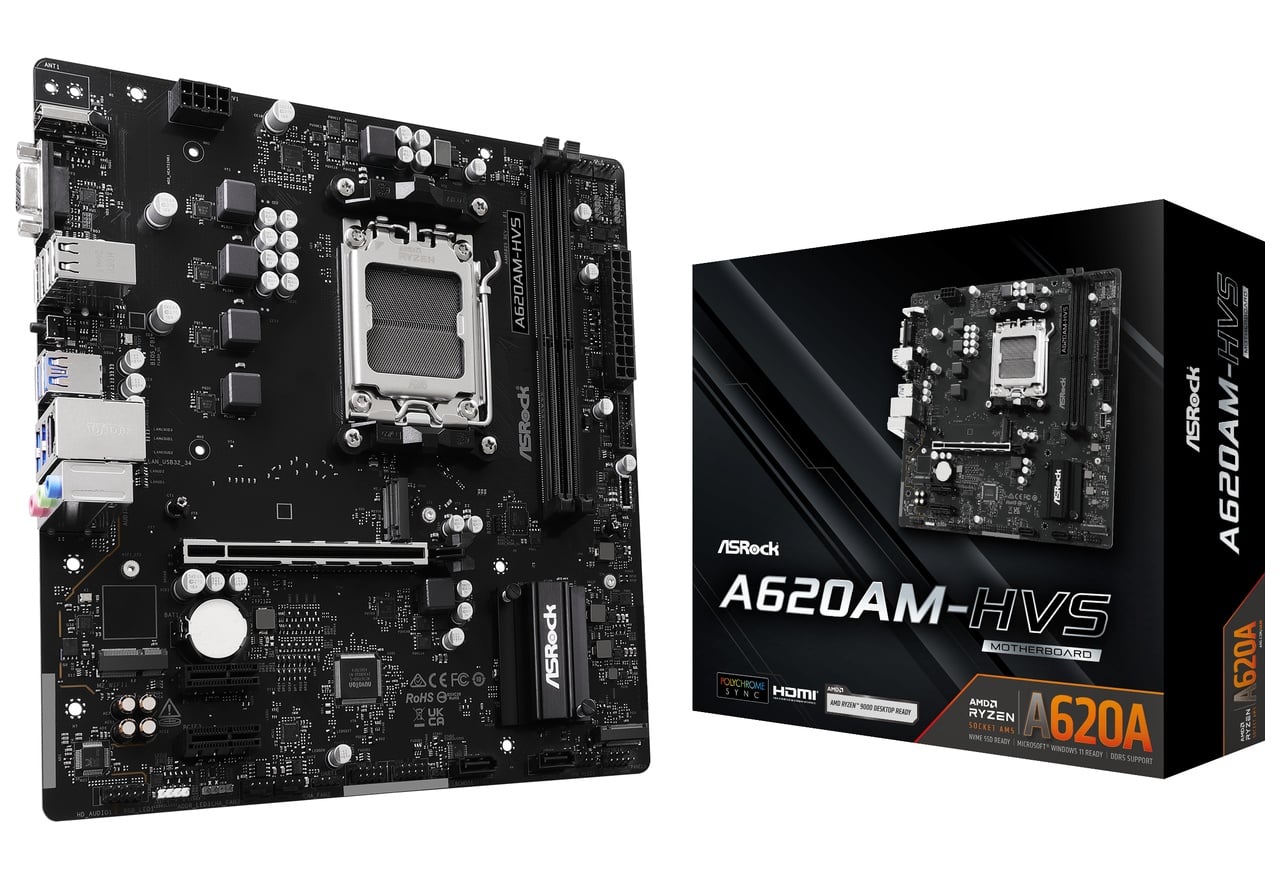 A620AM-HVS | ASRock マザーボード AMD A620チップセット | 株式会社アスク