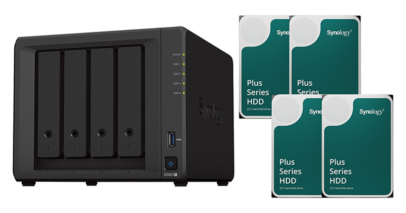 DiskStation DS923+ | Synology ビジネス向け 4ベイオールインワンNAS