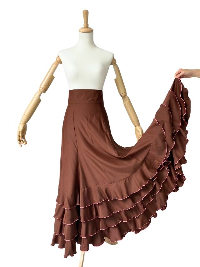 フラメンコ衣装_ファルダ_ハイウエスト