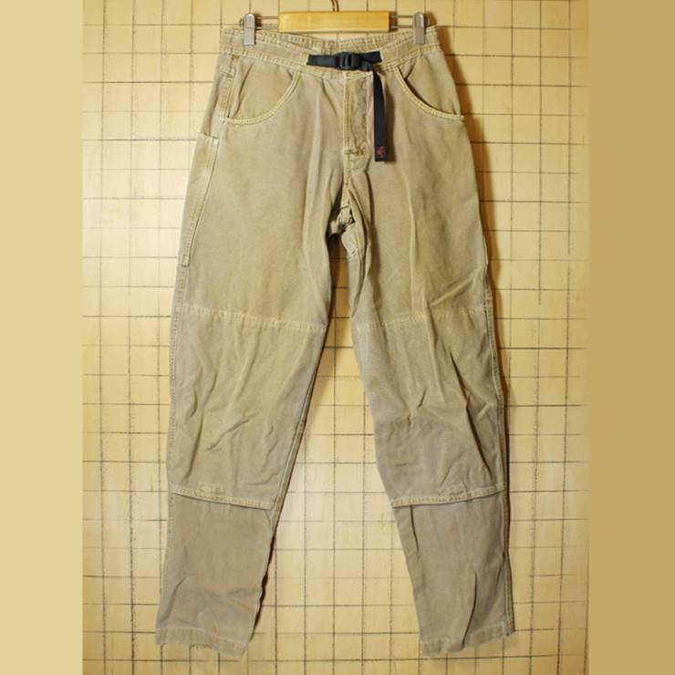 USA製 90s Gramicci グラミチ ダック クライミング パンツ ライト