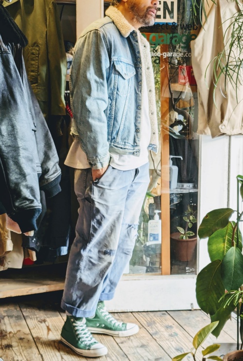 70s USA製 Levis リーバイス ボア デニム ジャケット サイズ40