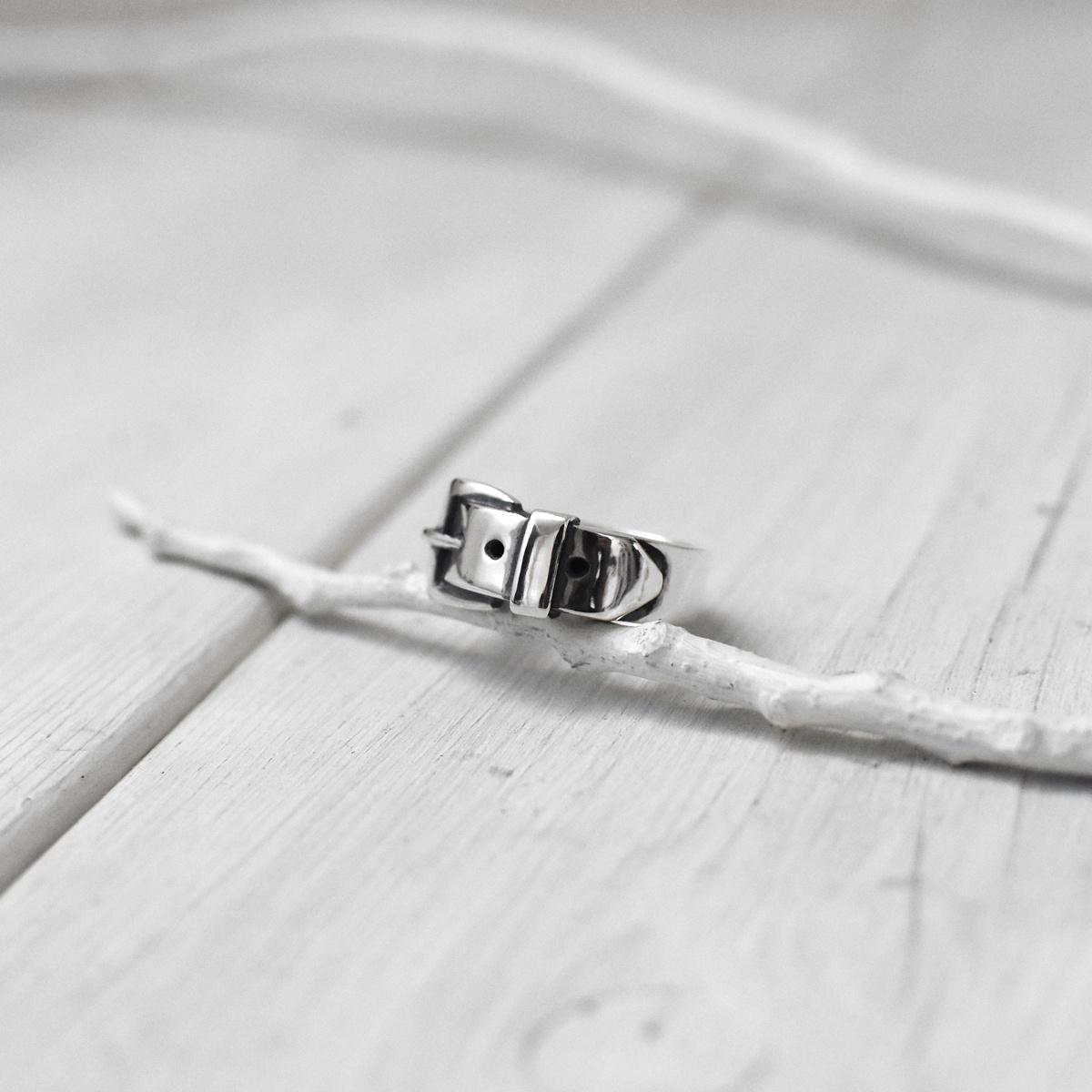 Belt Ring / ベルト リング 指輪 シルバー925（燻し加工）【it's 12