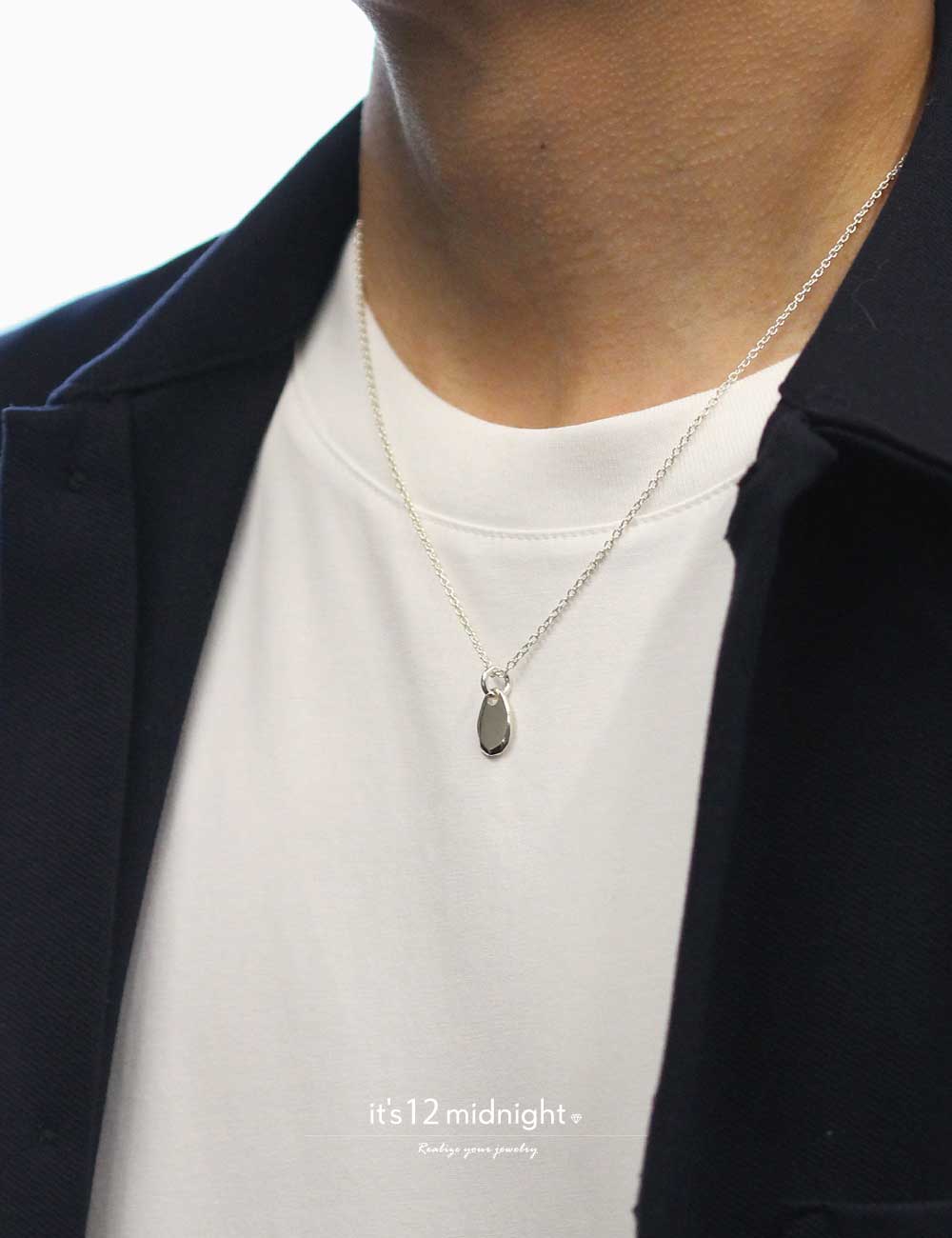 SHIZUKU NECKLACE / 雫 ネックレス シルバー925【it's 12 midnight