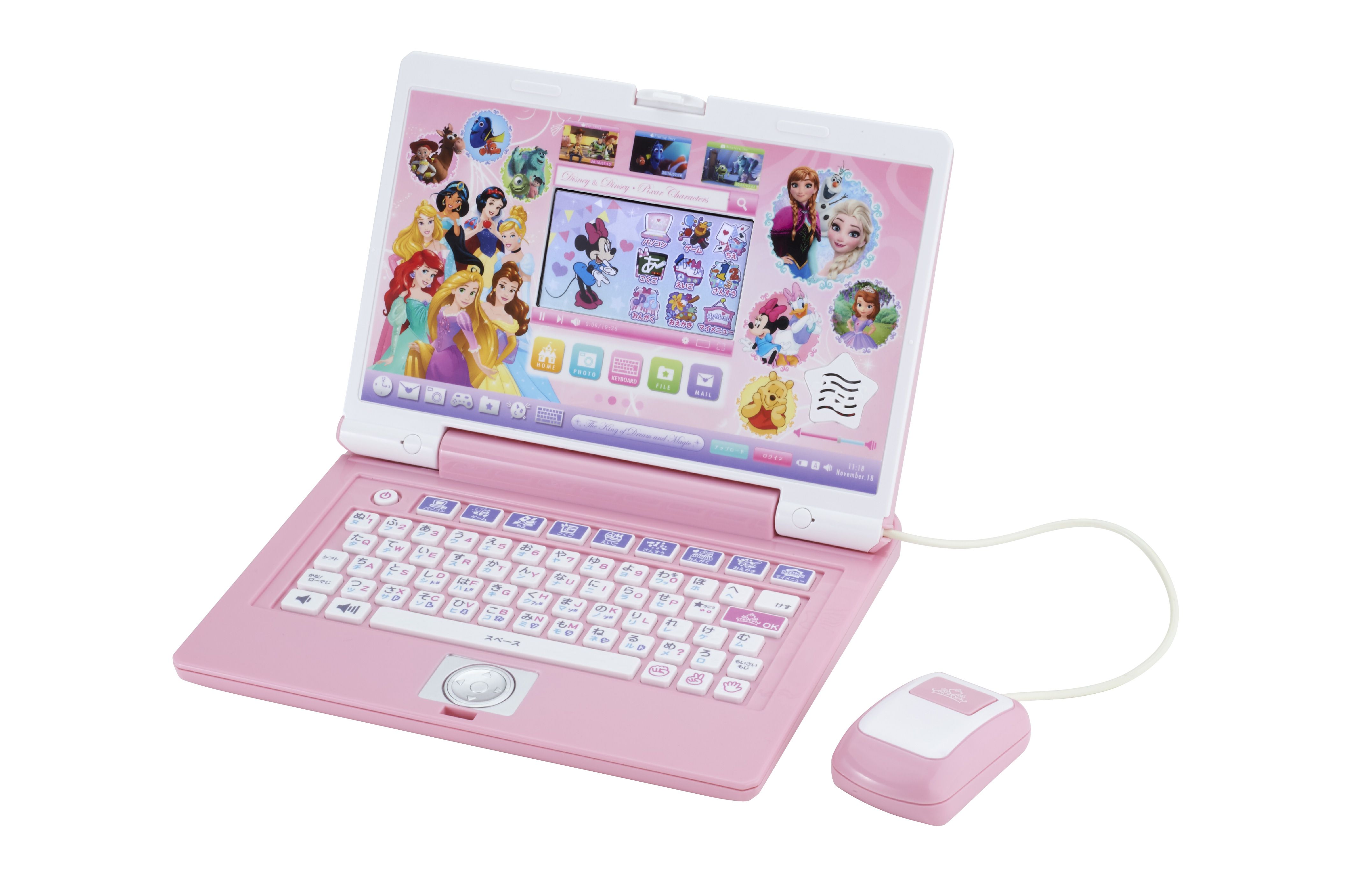 ディズニープリンセスたちの世界で楽しく学ぼう！ 本格仕様の女児向け