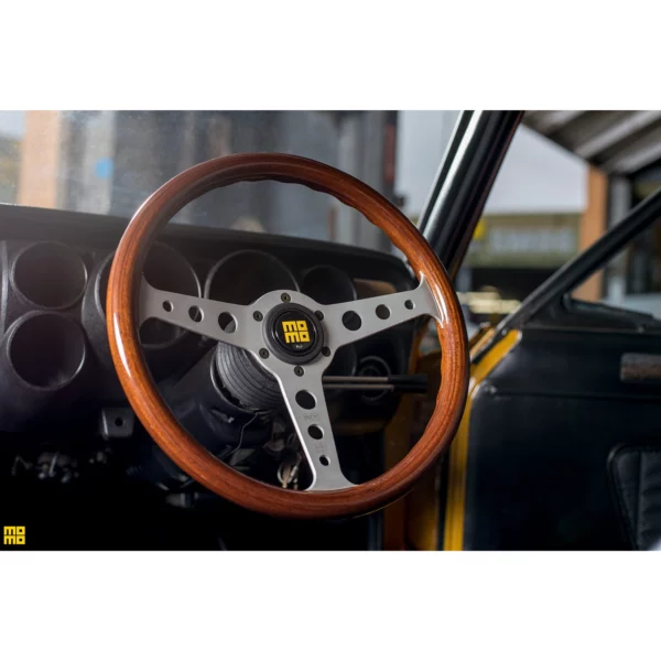 MOMO Indy Heritage Silver Steering Wheel | IND35MA0P – Automotived