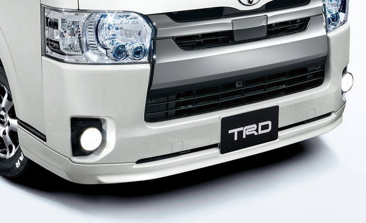 ハイエース4型以降(標準ボディ)用フロントスポイラー TRDエアロ｜HIACE