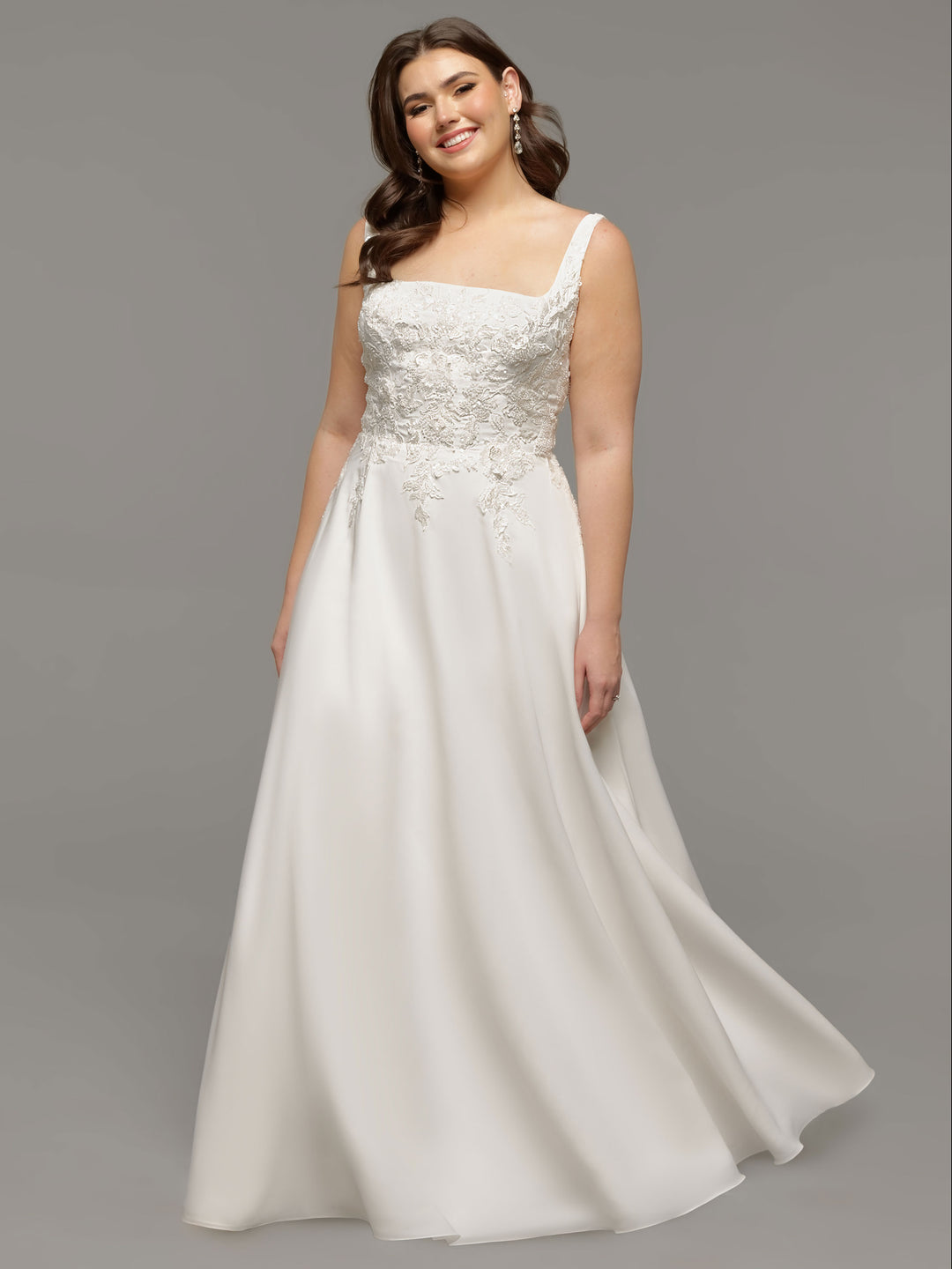Scarlett Chiffon A-Line Wedding Dress - Avery Austin