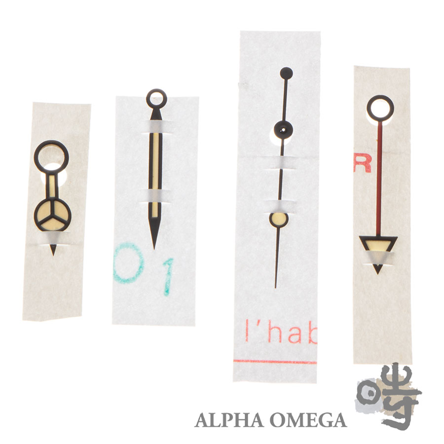 ロレックス エクスプローラー2 [16570] 白文字盤 針セット トリチウム