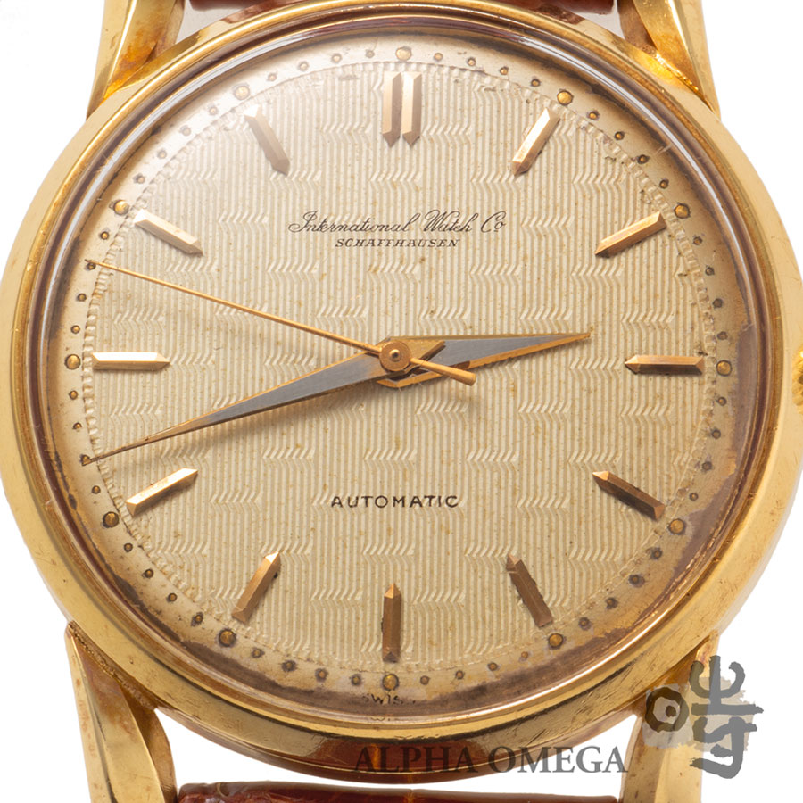 IWC オールドインター ラウンド ギョウシェ文字盤 Cal.85 1951年