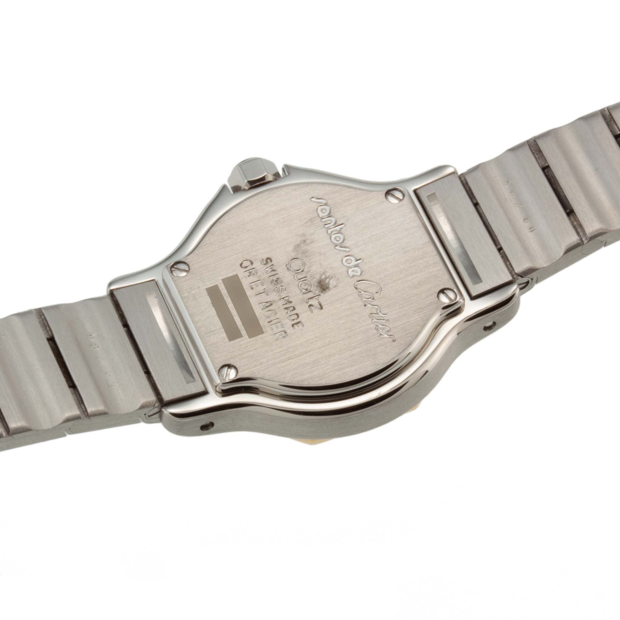 カルティエ サントス オクタゴン クォーツ SM コンビ(SS/YG) 1980年代